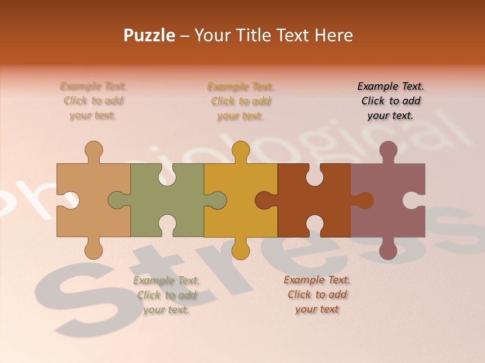 White Background Assist Close Up PowerPoint Template