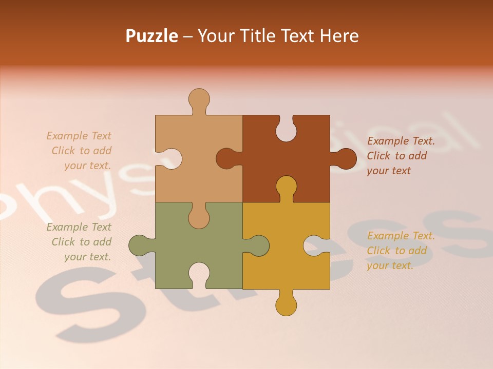 White Background Assist Close Up PowerPoint Template