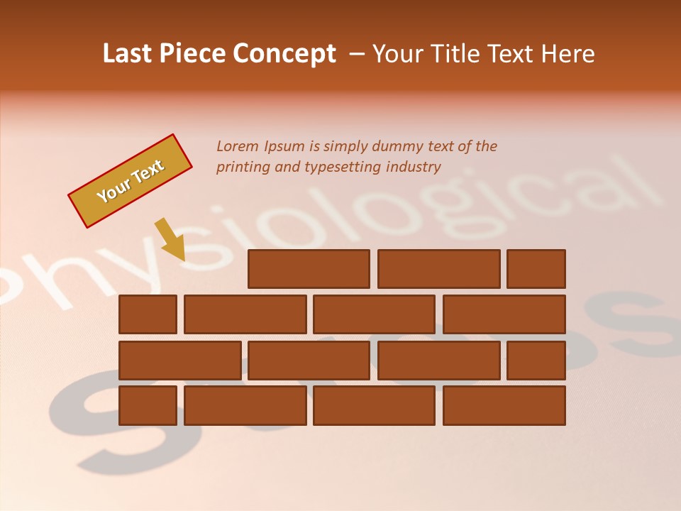 White Background Assist Close Up PowerPoint Template