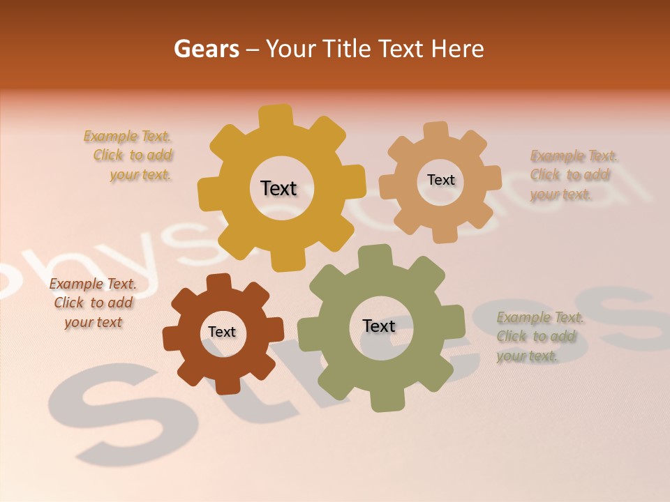 White Background Assist Close Up PowerPoint Template