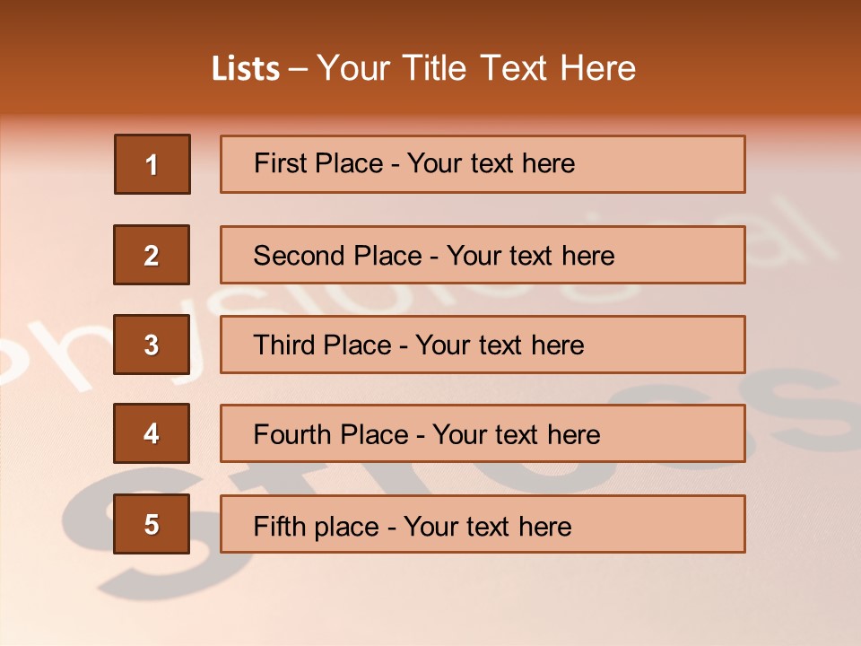 White Background Assist Close Up PowerPoint Template