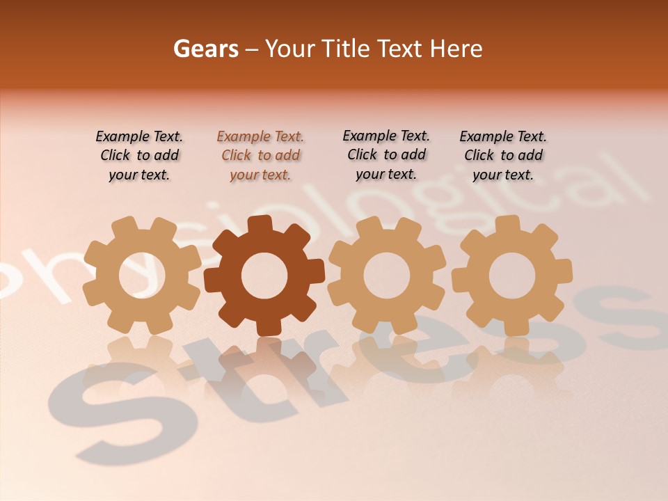 White Background Assist Close Up PowerPoint Template