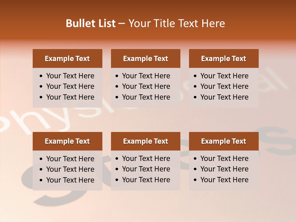 White Background Assist Close Up PowerPoint Template