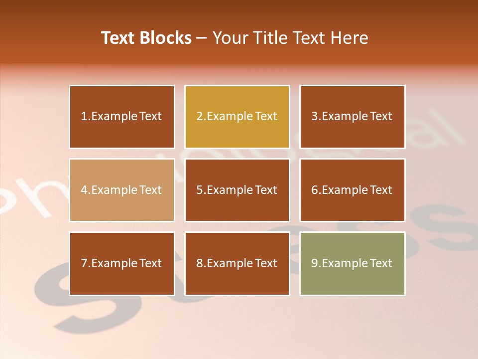 White Background Assist Close Up PowerPoint Template