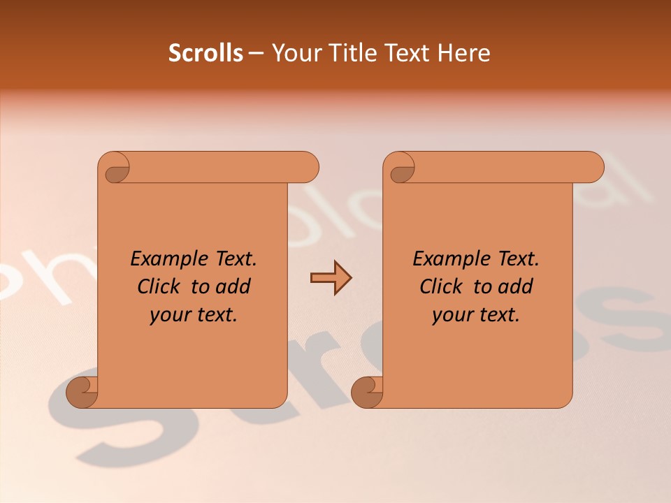 White Background Assist Close Up PowerPoint Template