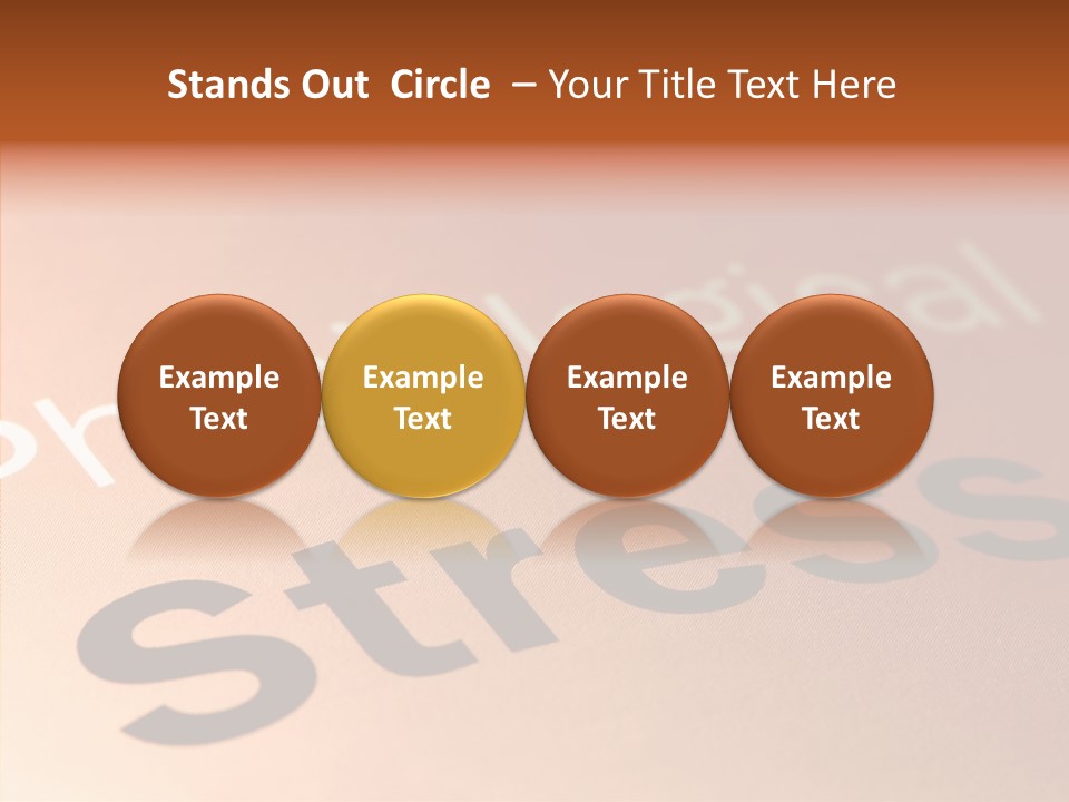 White Background Assist Close Up PowerPoint Template