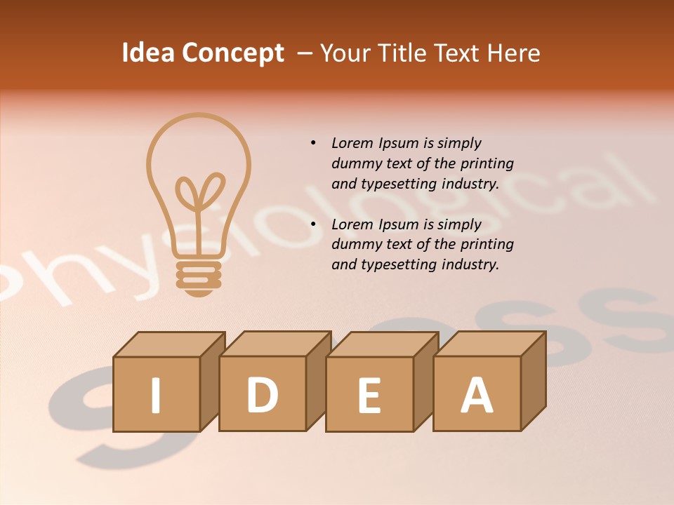 White Background Assist Close Up PowerPoint Template