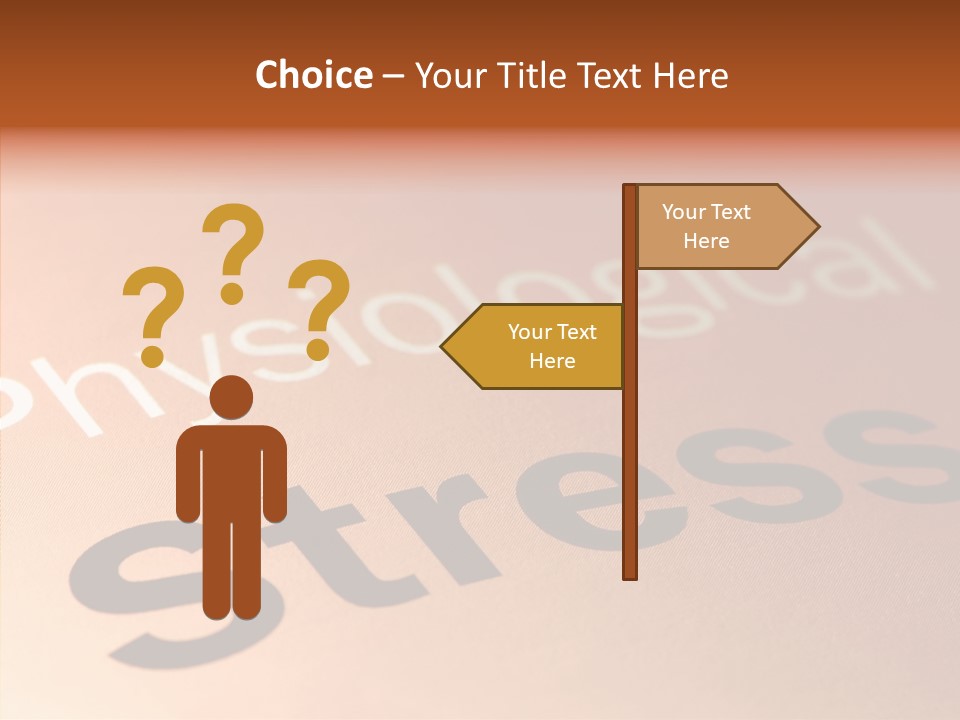 White Background Assist Close Up PowerPoint Template