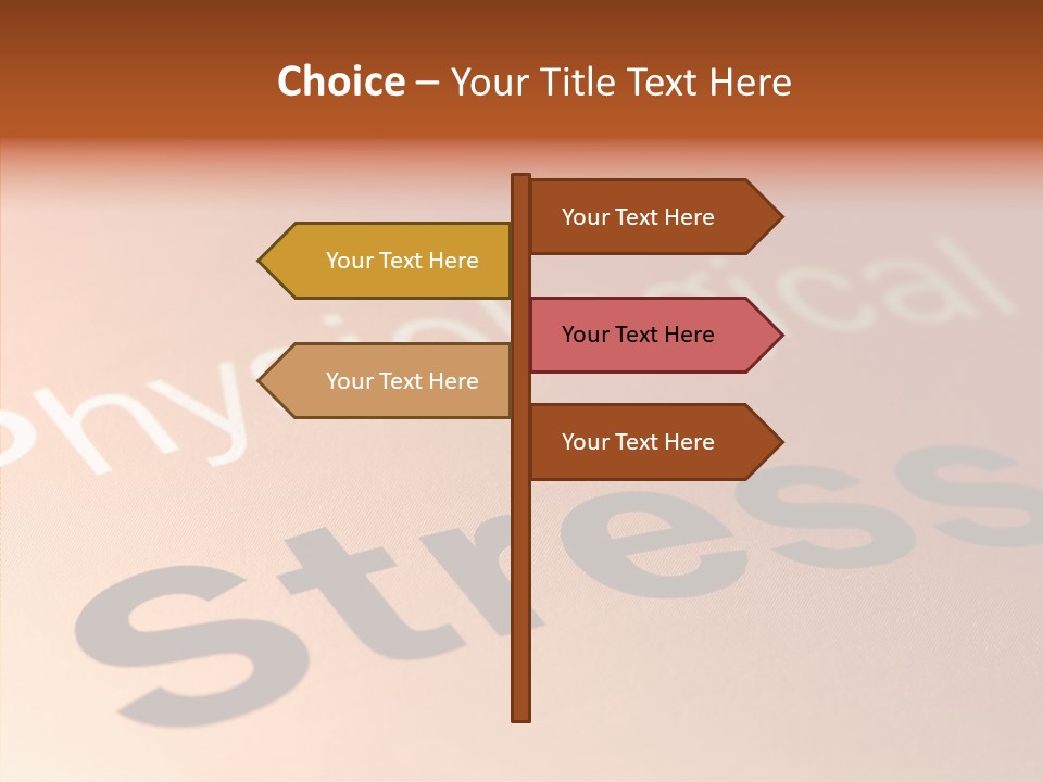 White Background Assist Close Up PowerPoint Template
