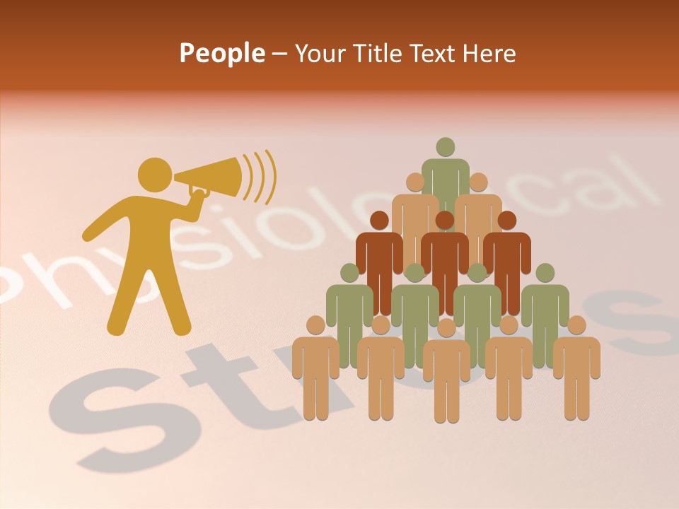 White Background Assist Close Up PowerPoint Template