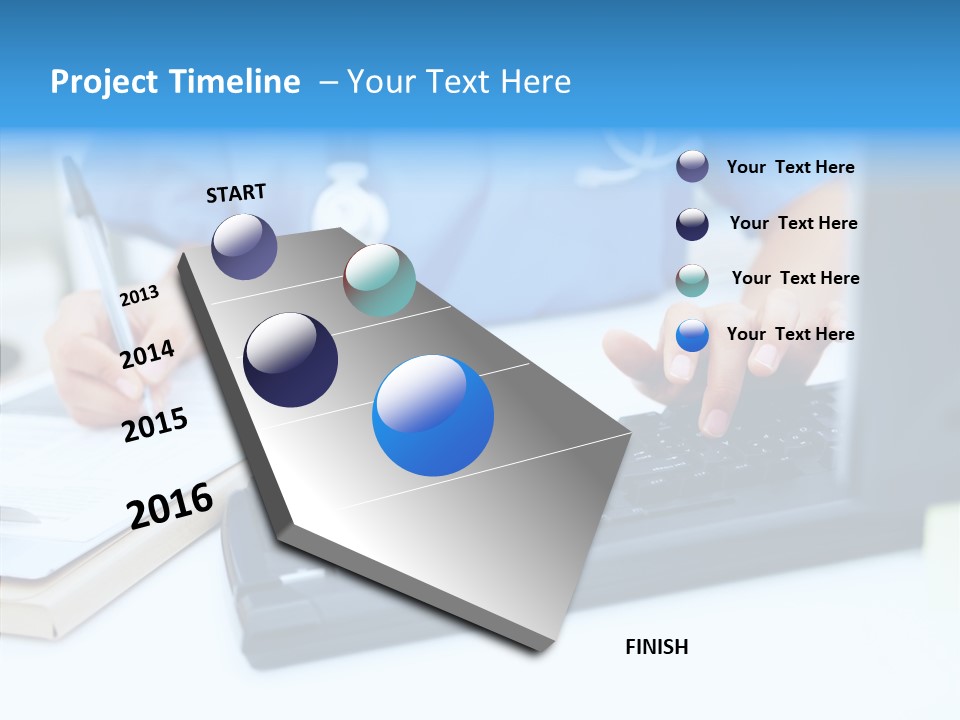 White Women Close Up PowerPoint Template