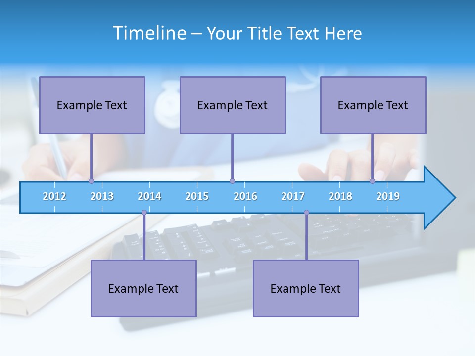 White Women Close Up PowerPoint Template