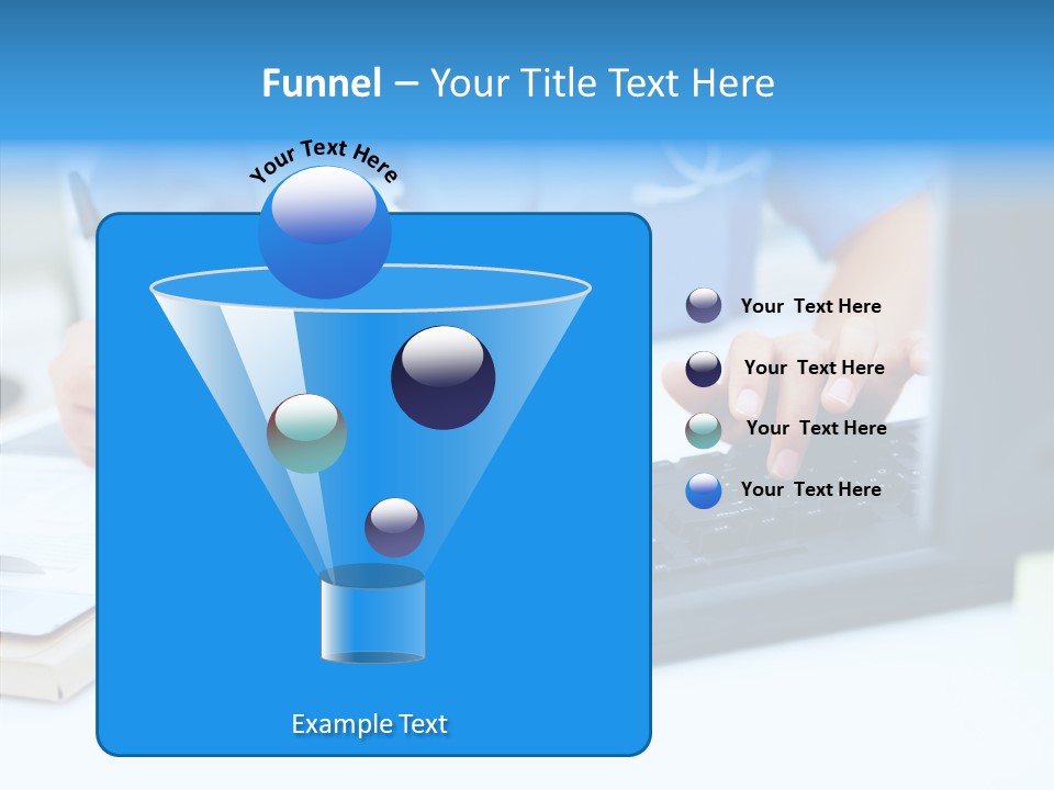 White Women Close Up PowerPoint Template
