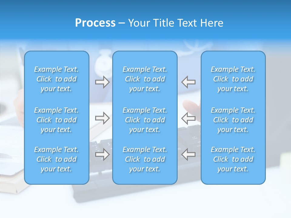 White Women Close Up PowerPoint Template