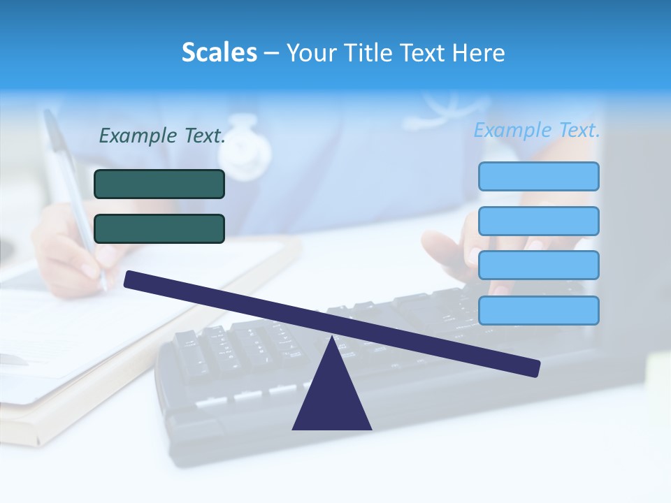 White Women Close Up PowerPoint Template