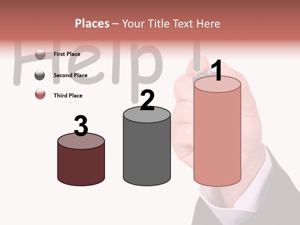 Senior  Assistance Holding Hands PowerPoint Template