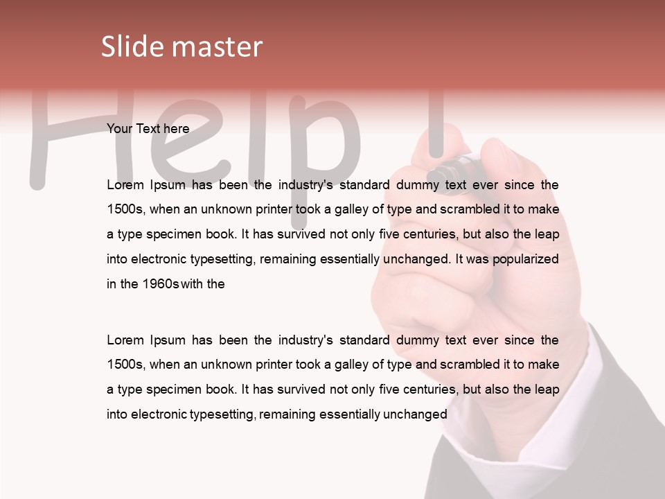 Senior  Assistance Holding Hands PowerPoint Template