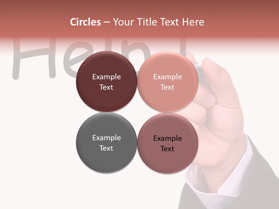 Senior  Assistance Holding Hands PowerPoint Template