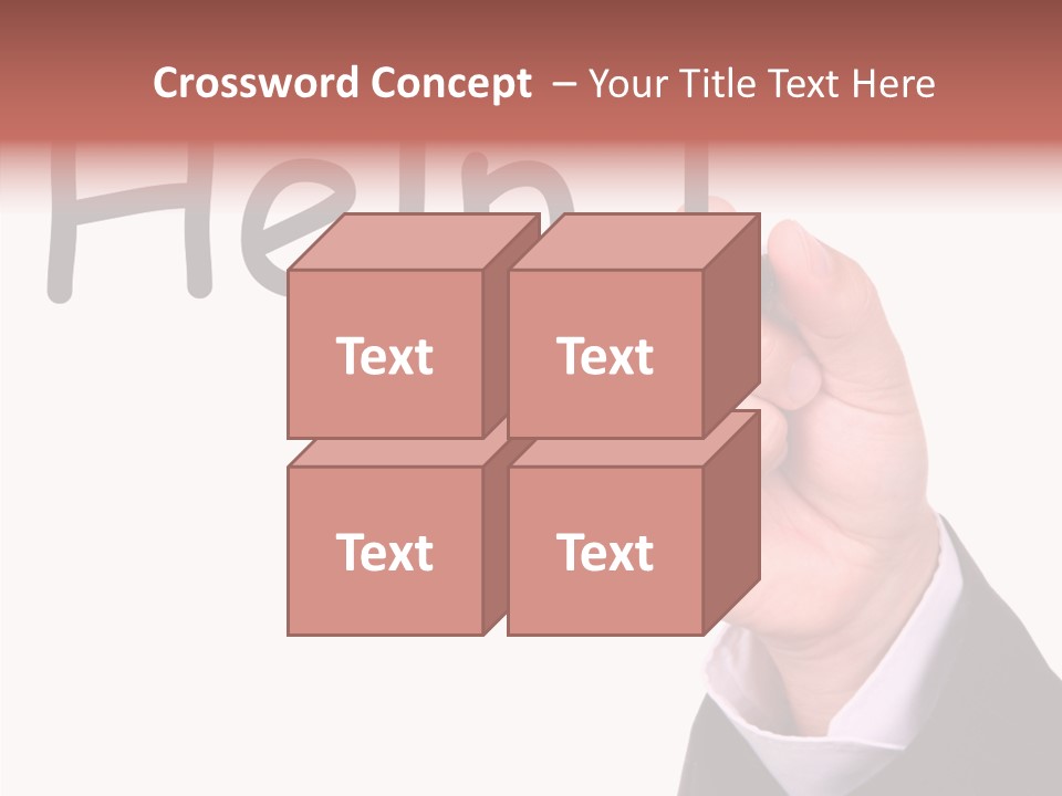 Senior  Assistance Holding Hands PowerPoint Template