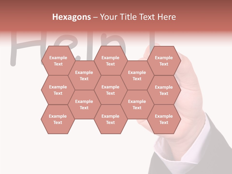 Senior  Assistance Holding Hands PowerPoint Template