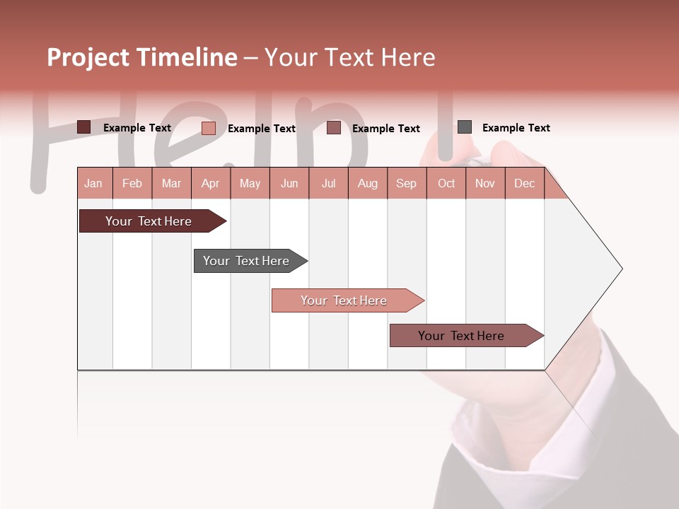 Senior  Assistance Holding Hands PowerPoint Template