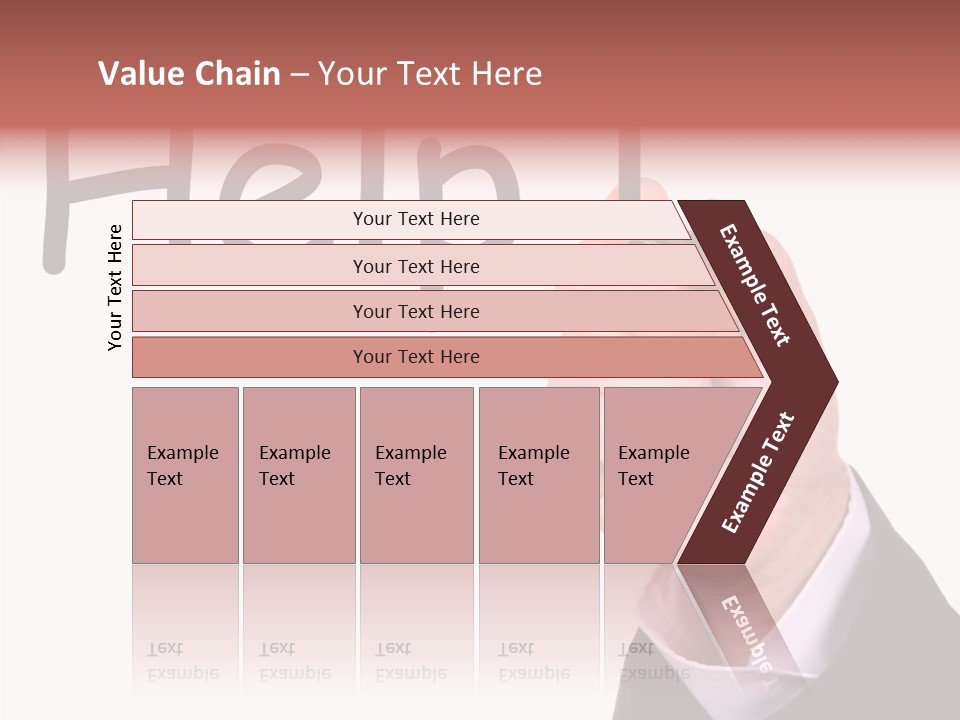 Senior  Assistance Holding Hands PowerPoint Template