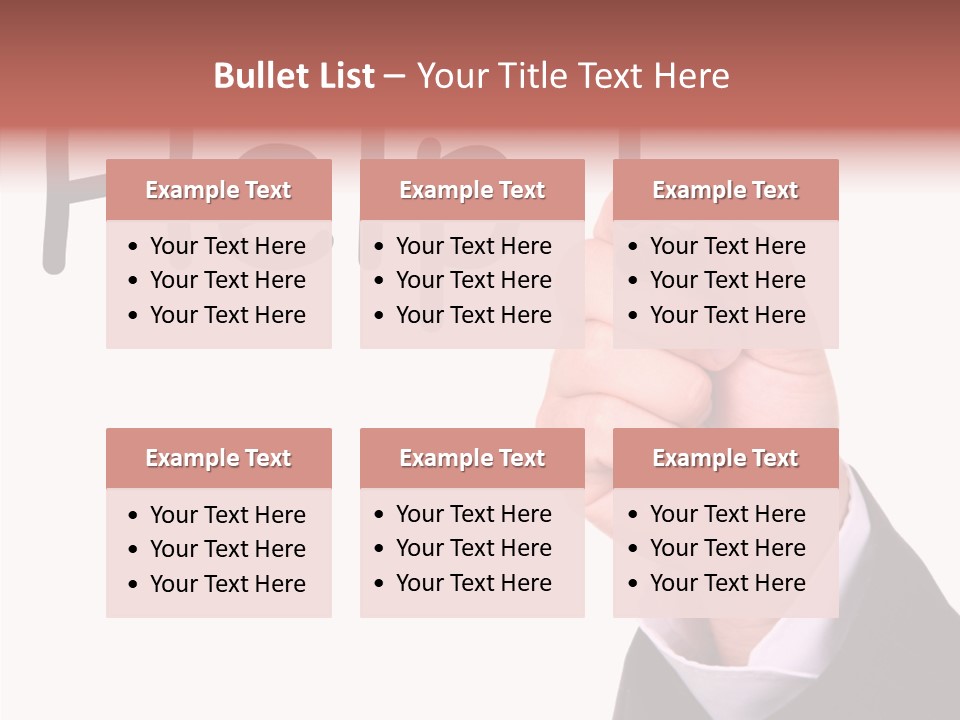 Senior  Assistance Holding Hands PowerPoint Template