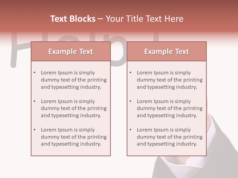 Senior  Assistance Holding Hands PowerPoint Template