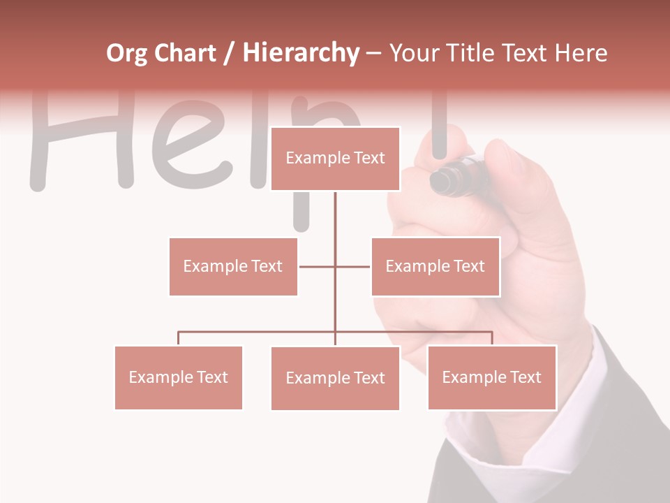 Senior  Assistance Holding Hands PowerPoint Template