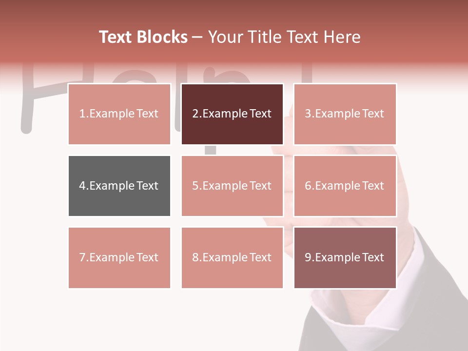 Senior  Assistance Holding Hands PowerPoint Template