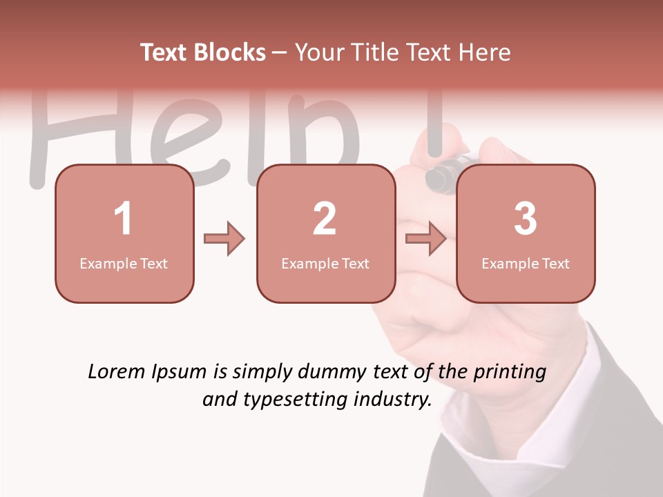 Senior  Assistance Holding Hands PowerPoint Template