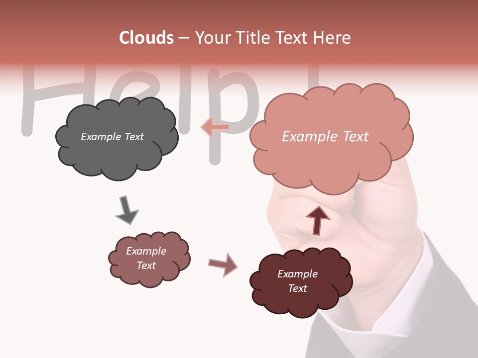 Senior  Assistance Holding Hands PowerPoint Template