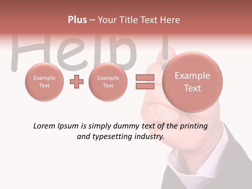 Senior  Assistance Holding Hands PowerPoint Template