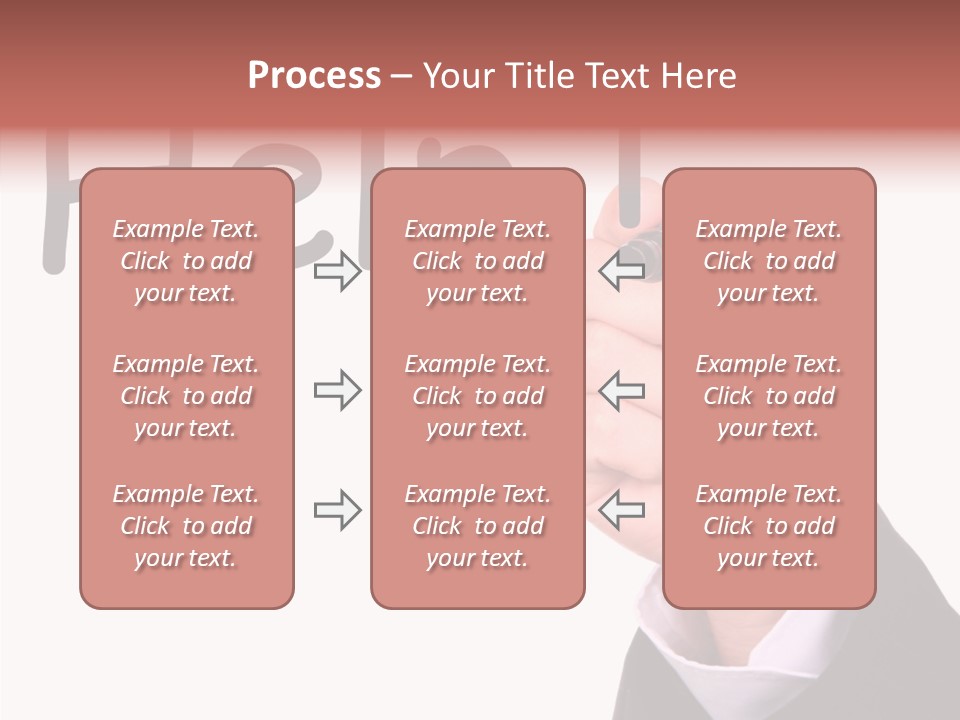 Senior  Assistance Holding Hands PowerPoint Template