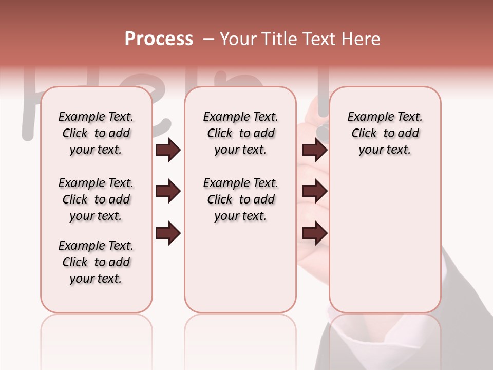 Senior  Assistance Holding Hands PowerPoint Template