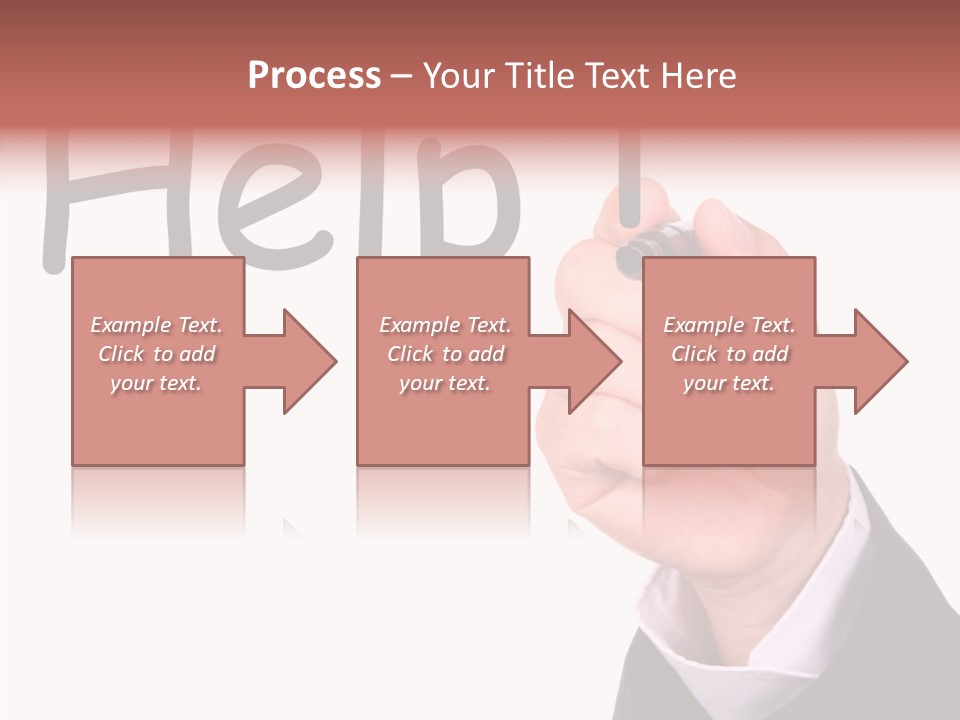 Senior  Assistance Holding Hands PowerPoint Template