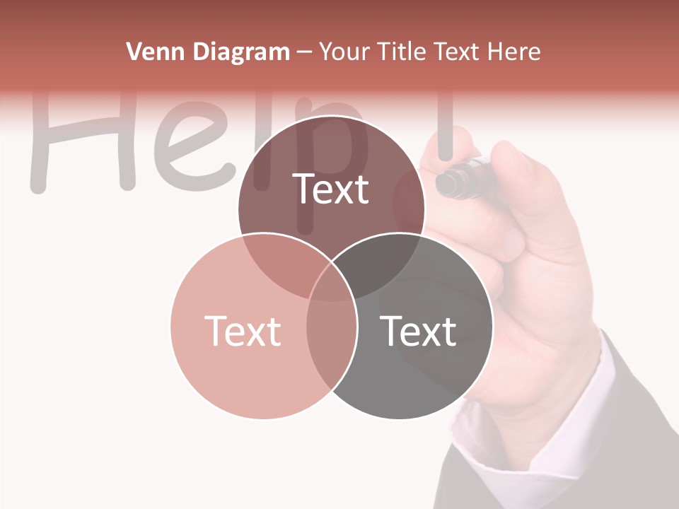 Senior  Assistance Holding Hands PowerPoint Template