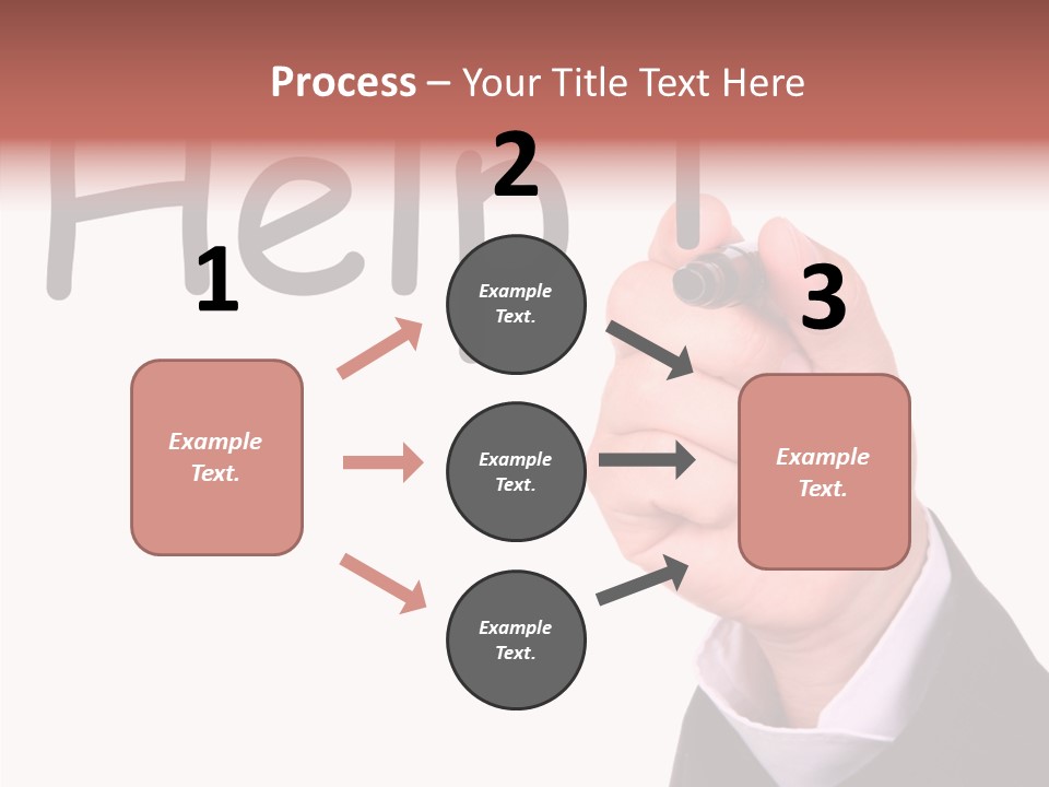 Senior  Assistance Holding Hands PowerPoint Template