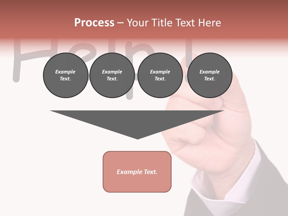 Senior  Assistance Holding Hands PowerPoint Template