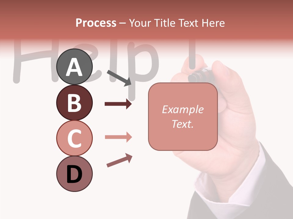 Senior  Assistance Holding Hands PowerPoint Template