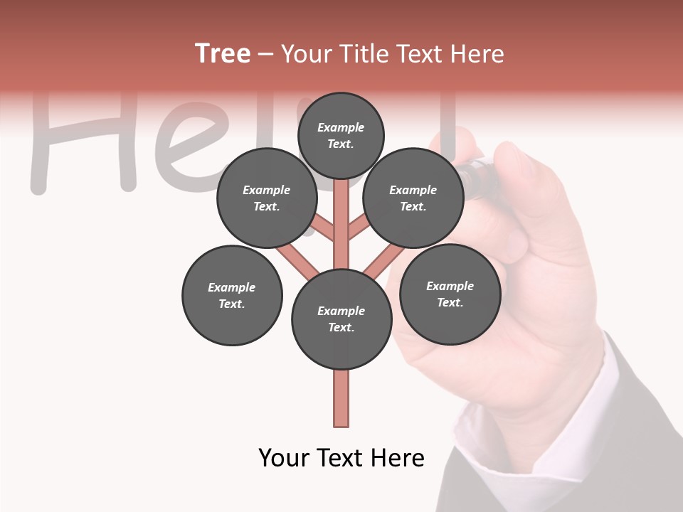 Senior  Assistance Holding Hands PowerPoint Template