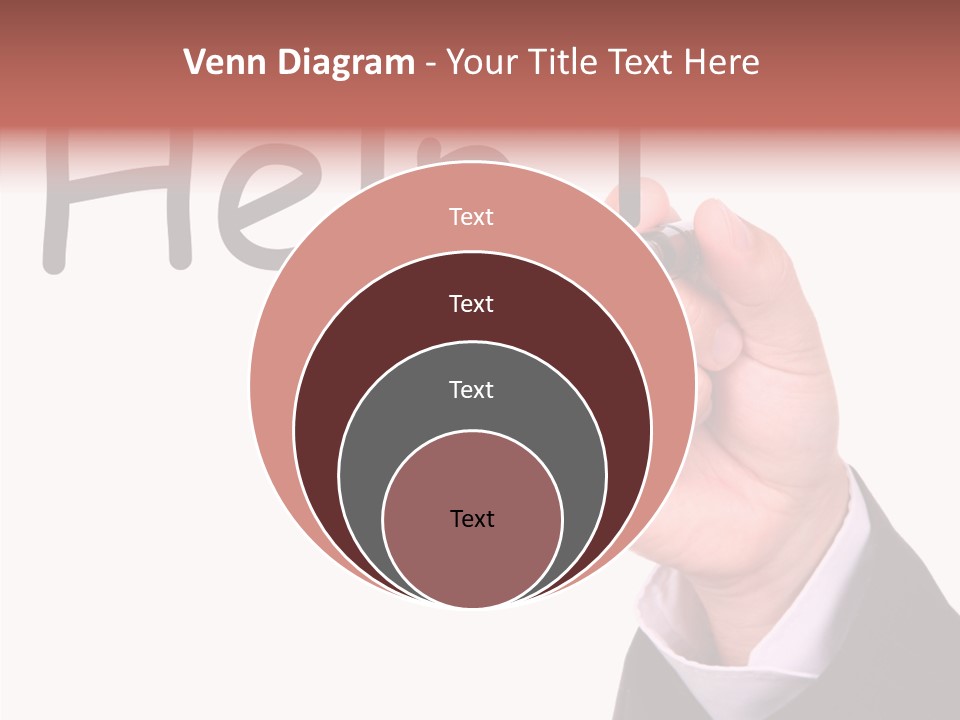 Senior  Assistance Holding Hands PowerPoint Template