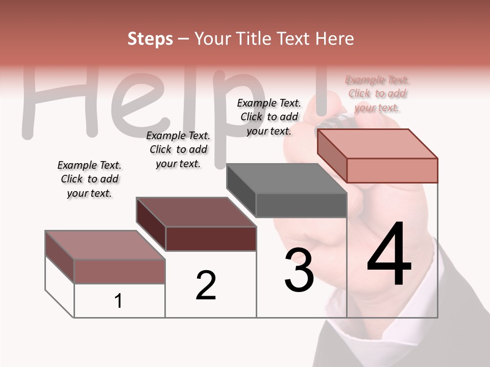 Senior  Assistance Holding Hands PowerPoint Template
