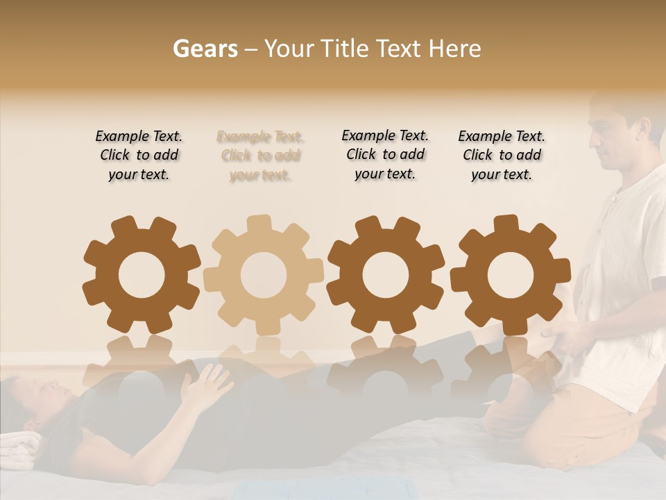 Old Background Holding Hands PowerPoint Template