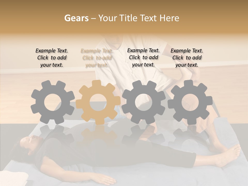 Togetherness Helping Hand Assist PowerPoint Template