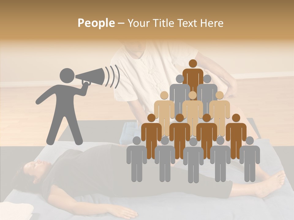 Togetherness Helping Hand Assist PowerPoint Template