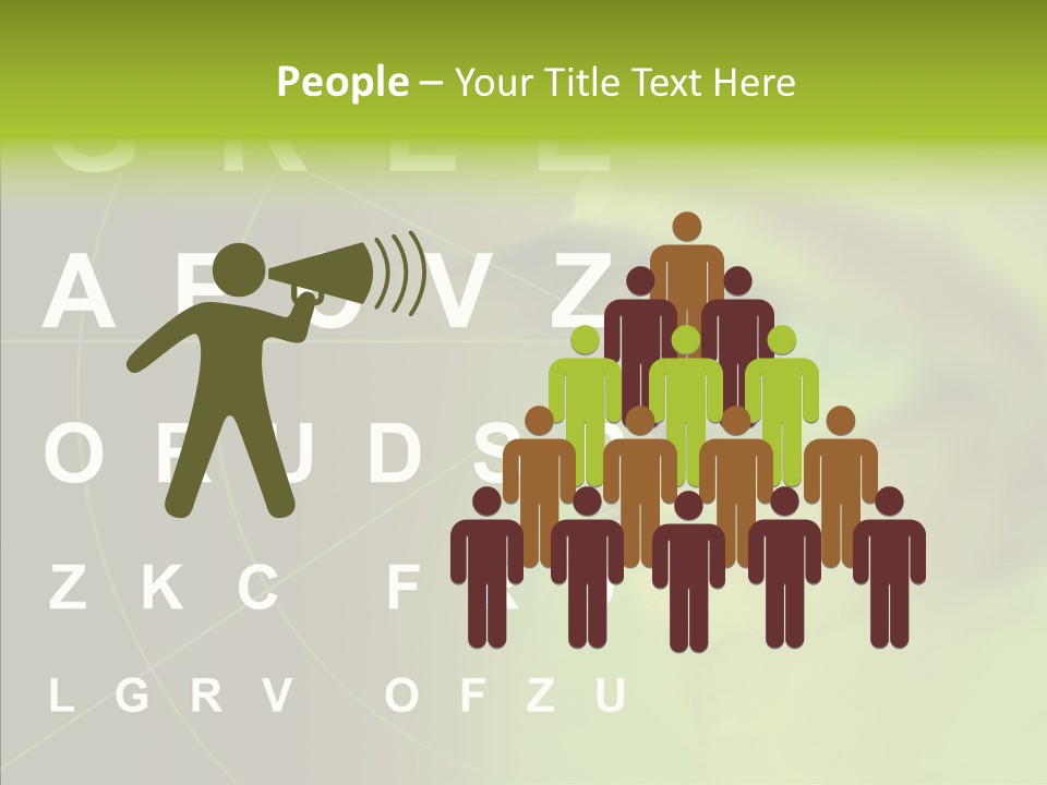 Care Finger Holding Hands PowerPoint Template