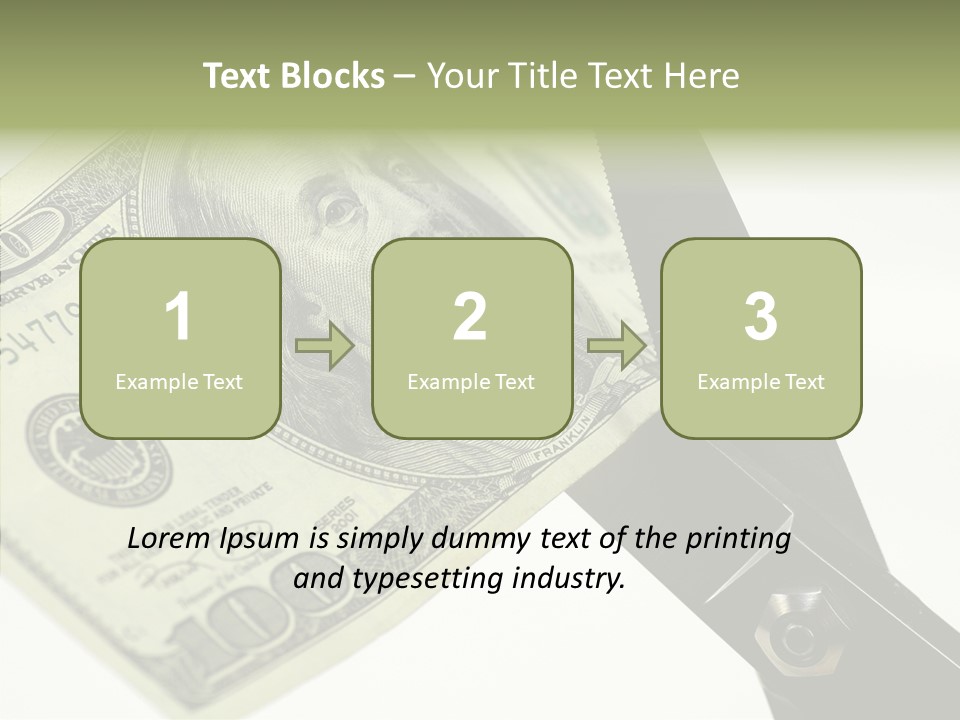 Helping Hand Touching Elder PowerPoint Template
