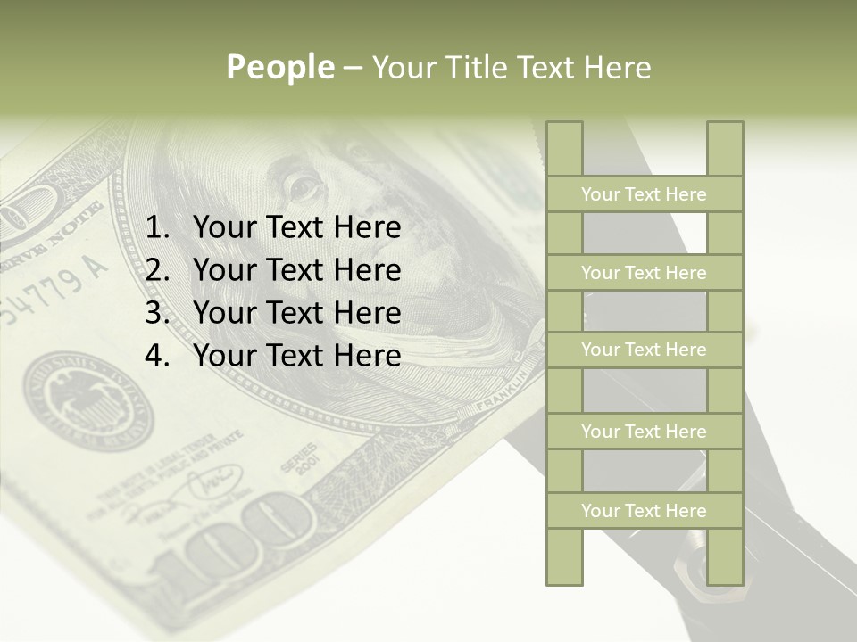 Helping Hand Touching Elder PowerPoint Template