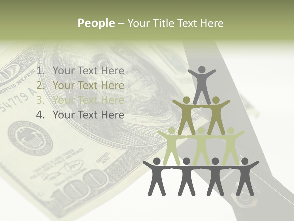 Helping Hand Touching Elder PowerPoint Template